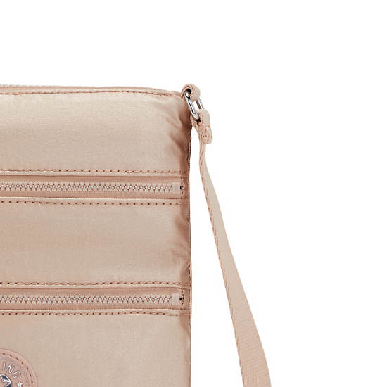 Kipling Keiko Metallic Crossbody Mini Tassen Goud | België 1880HA